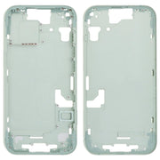 For iPhone 15 Middle Frame Bezel Plate with Side Keys + Card Tray, Version:US Version(Green)