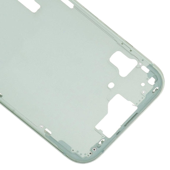 For iPhone 15 Middle Frame Bezel Plate with Side Keys + Card Tray, Version:US Version(Green)