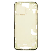 For iPhone 15 Middle Frame Bezel Plate with Side Keys + Card Tray, Version:China Version(Yellow)