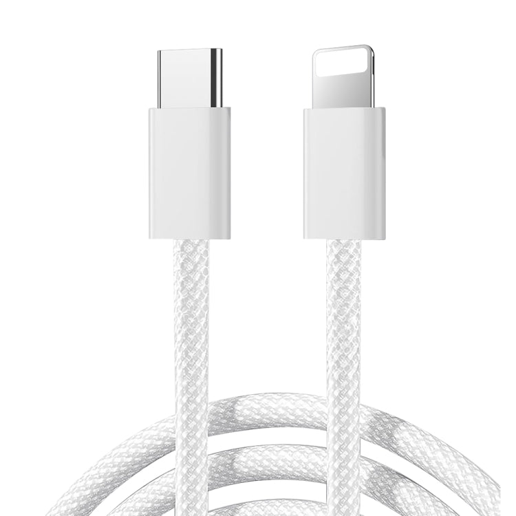 JOYROOM S-A45 30W USB-C / Type-C to 8 Pin Fast Charge Data Cable, Length: 1m(White) - free shipping - PMC Jewellery - Order now!