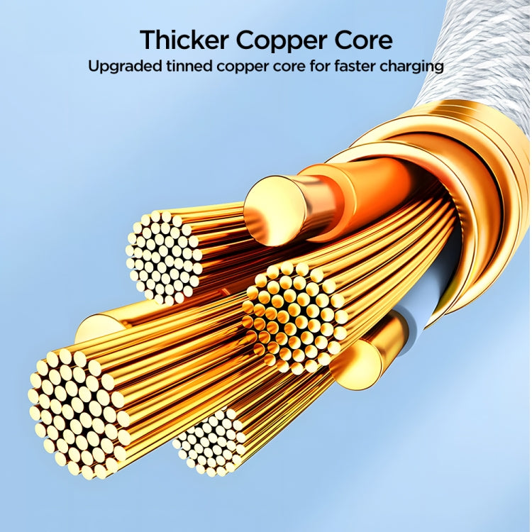 JOYROOM S-A45 30W USB-C / Type-C to 8 Pin Fast Charge Data Cable, Length: 1m(White) - free shipping - PMC Jewellery - Order now!