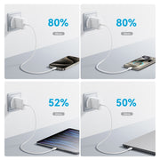 JOYROOM JR-TCF24 30W USB-C / Type-C Fast Charger, Specification:UK Plug(White)