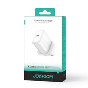 JOYROOM JR-TCF24 30W USB-C / Type-C Fast Charger, Specification:UK Plug(White)