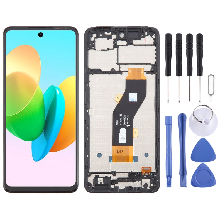 For Tecno Spark 20C BG7n OEM LCD Screen Digitizer Full Assembly With Frame - LCD Screen by PMC Jewellery | Online Shopping South Africa | PMC Jewellery | Buy Now Pay Later Mobicred
