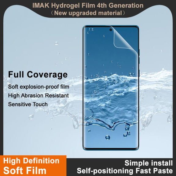 For Motorola Moto G96 5G imak 4th Generation  Full Coverage Screen Hydrogel Film Protector