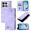 For Redmi K70 Ultra 5G Global Skin-feel Embossed Leather Phone Case(Light Purple) - Xiaomi Cases by PMC Jewellery | Online Shopping South Africa | PMC Jewellery | Buy Now Pay Later Mobicred