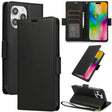For iPhone 16 Pro Side Buckle RFID Anti-theft Leather Phone Case(Black) - iPhone 16 Pro Cases by PMC TechLife | Online Shopping South Africa | PMC TechLife | Buy Now Pay Later Mobicred