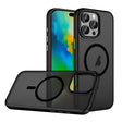 For iPhone 16 Pro Skin Feel Frosted MagSafe Magnetic Phone Case(Transparent Black) - iPhone 16 Pro Cases by PMC TechLife | Online Shopping South Africa | PMC TechLife | Buy Now Pay Later Mobicred