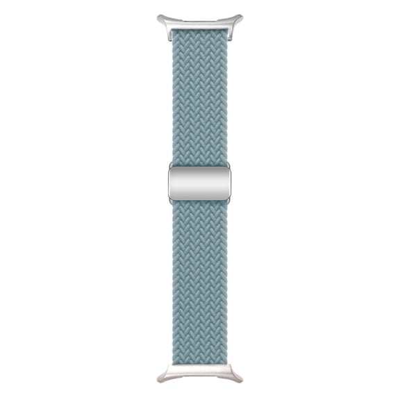 For Samsung Galaxy Watch Ultra 47mm Nylon Loop Magnetic Buckle Watch Band(Rock Blue)