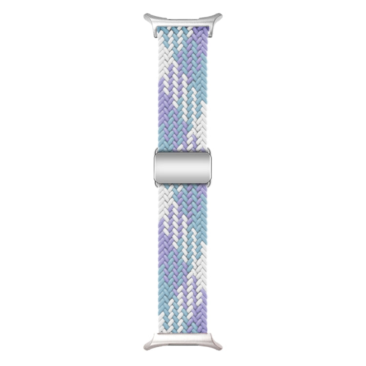 For Samsung Galaxy Watch Ultra 47mm Nylon Loop Magnetic Buckle Watch Band(Violets)