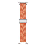 For Samsung Galaxy Watch Ultra 47mm Nylon Loop Magnetic Buckle Watch Band(Orange)
