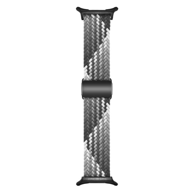 For Samsung Galaxy Watch Ultra 47mm Nylon Loop Magnetic Buckle Watch Band(Dark Chocolate)