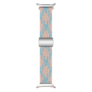 For Samsung Galaxy Watch Ultra 47mm Nylon Loop Magnetic Buckle Watch Band(Blue Diamond Powder)
