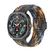 For Samsung Galaxy Watch Ultra 47mm Nylon Loop Magnetic Buckle Watch Band(Camo Colorful) - Watch Bands by PMC TechLife | Online Shopping South Africa | PMC TechLife | Buy Now Pay Later Mobicred