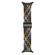 For Samsung Galaxy Watch Ultra 47mm Nylon Loop Magnetic Buckle Watch Band(Camo Colorful)