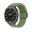 For Samsung Galaxy Watch Ultra 47mm Nylon Loop Magnetic Buckle Watch Band(Cactus) - Watch Bands by PMC TechLife | Online Shopping South Africa | PMC TechLife | Buy Now Pay Later Mobicred