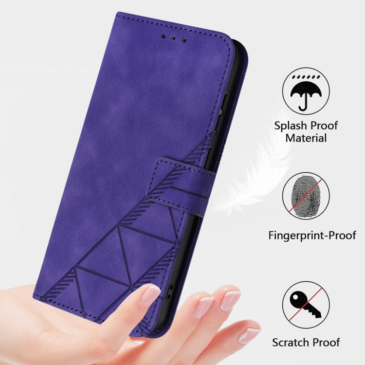 For Redmi K70 Ultra 5G Global Crossbody 3D Embossed Flip Leather Phone Case(Purple) - free shipping - PMC Jewellery - Order now!