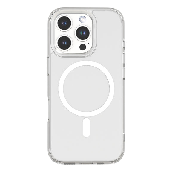 For iPhone 16 Pro Max Mutural Ice Series MagSafe Magnetic TPU Phone Case(Transparent)