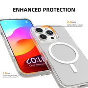 For iPhone 16 Pro Max Mutural Ice Series MagSafe Magnetic TPU Phone Case(Transparent)