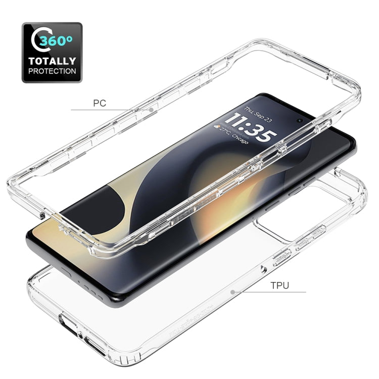 For Motorola Edge 5G 2024 Clear TPU Hybrid PC Shockproof Phone Case(Transparent) - free shipping - PMC Jewellery - Order now!