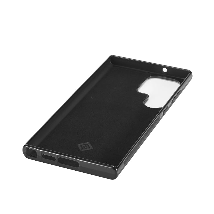 For Samsung Galaxy S25 Ultra 5G LC.IMEEKE 3 in 1 Carbon Fiber Texture Shockproof Phone Case(Black)