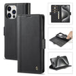 For iPhone 16 Pro Max LC.IMEEKE Skin-friendly Card Slots Leather Phone Case(Black) - free shipping - PMC TechLife - Order now!