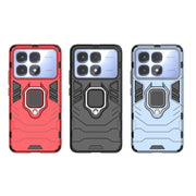 For Redmi K70 Ultra Global Shockproof PC + TPU Holder Phone Case(Black)