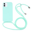 For iPhone 16 Plus Candy Colors TPU Protective Phone Case with Lanyard(Mint Green) - iPhone 16 Plus Cases by PMC TechLife | Online Shopping South Africa | PMC TechLife | Buy Now Pay Later Mobicred