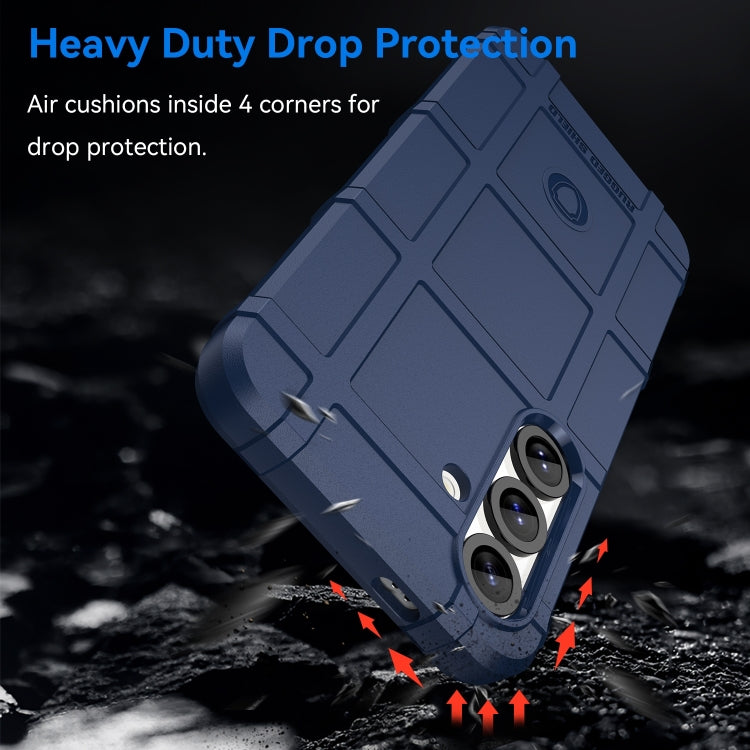For Samsung Galaxy S25+ 5G Full Coverage Shockproof TPU Phone Case(Blue)