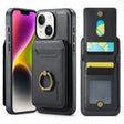 For iPhone 14 DG.MING K1 MagSafe Detachable Wallet RFID Back Cover Phone Case(Black) - free shipping - PMC TechLife - Order now!