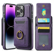 For iPhone 14 Pro DG.MING K1 MagSafe Detachable Wallet RFID Back Cover Phone Case(Purple) - iPhone 14 Pro Cases by DG.MING | Online Shopping South Africa | PMC TechLife | Buy Now Pay Later Mobicred