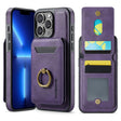 For iPhone 13 Pro Max DG.MING K1 MagSafe Detachable Wallet RFID Back Cover Phone Case(Purple) - iPhone 13 Pro Max Cases by DG.MING | Online Shopping South Africa | PMC TechLife | Buy Now Pay Later Mobicred