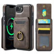 For iPhone 16e DG.MING K1 MagSafe Detachable Wallet RFID Back Cover Phone Case(Coffee) - free shipping - PMc TechLife - Order now!