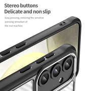 For Samsung Galaxy S25 5G Carbon Fiber Texture MagSafe Translucent Phone Case(Black)