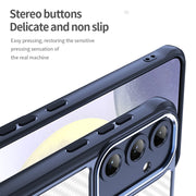 For Samsung Galaxy S25+ 5G Carbon Fiber Texture MagSafe Translucent Phone Case(Blue)