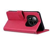 For Redmi Note 14 Pro+ 5G AZNS Sheepskin Texture Flip Leather Phone Case(Red)