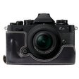 For Nikon ZFC Glossy PU Leather Camera Half Case Base(Black) - Half Case by PMC TechLife | Online Shopping South Africa | PMC TechLife | Buy Now Pay Later Mobicred