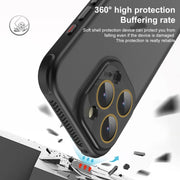 For iPhone 16 Pro Side Cooling Skin Feel Frosted Phone Case(Blue)