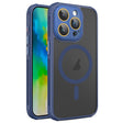 For iPhone 16 Pro Side Cooling Skin Feel Frosted MagSafe Magnetic Phone Case(Blue) - iPhone 16 Pro Cases by PMC TechLife | Online Shopping South Africa | PMC TechLife | Buy Now Pay Later Mobicred