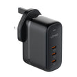 LDNIO Q367 65W GaN 3 x USB-C / Type-C Interface Charger with 1m USB-C / Type-C to USB-C / Type-C Data Cable, Plug Type:UK Plug(Black) - free shipping - PMC TechLife - Order now!