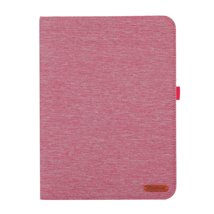 For OnePlus Pad Pro 12.1 Fabric Leather Tablet Case(Rose Red) - Others by PMC TechLife | Online Shopping South Africa | PMC TechLife | Buy Now Pay Later Mobicred