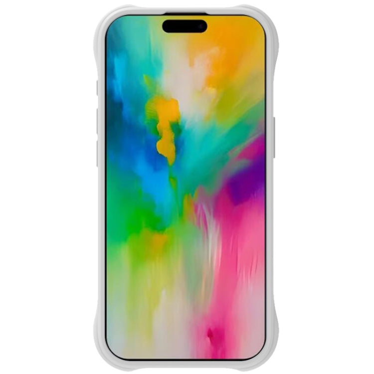 For iPhone 16 Pro IMAK UC-6 Series Manbo Frosting Soft Phone Case(White)