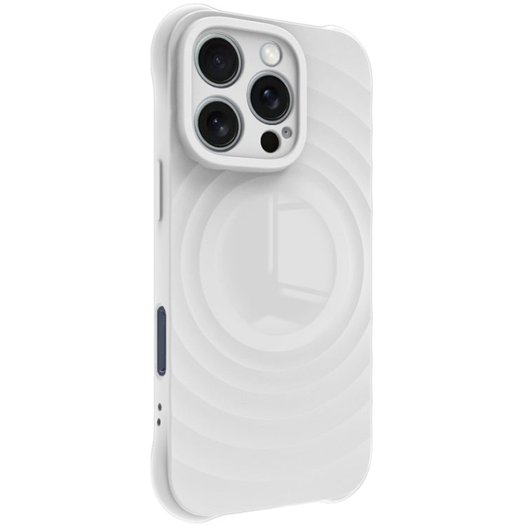 For iPhone 16 Pro IMAK UC-6 Series Manbo Frosting Soft Phone Case(White)