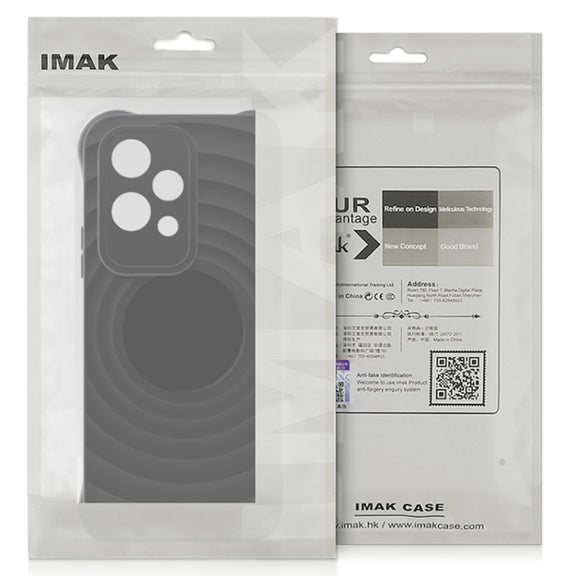 For iPhone 16 IMAK UC-6 Series Manbo Frosting Soft Phone Case(Black)