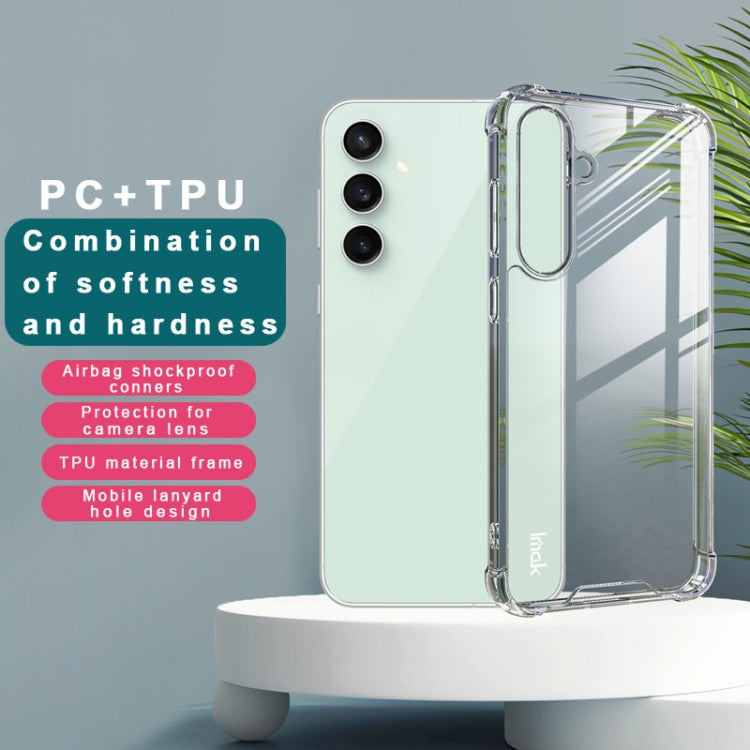 For Samsung Galaxy S24 FE 5G IMAK Space Shield PC + TPU Airbag Shockproof Phone Case(Transparent) - free shipping - PMC Jewellery - Order now!