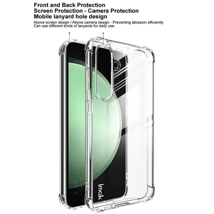 For Samsung Galaxy S24 FE 5G IMAK Space Shield PC + TPU Airbag Shockproof Phone Case(Transparent) - free shipping - PMC Jewellery - Order now!