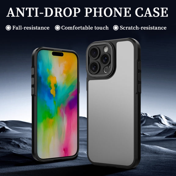 For iPhone 16 Plus Bodyguard Micro Matte PC Hybrid TPU Phone Case(Grey)