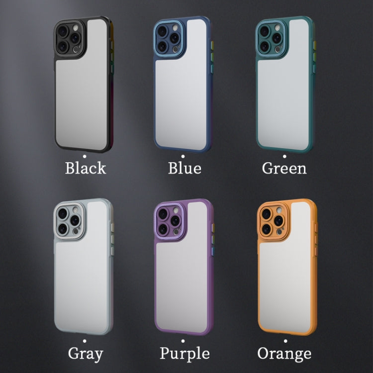 For iPhone 16 Plus Bodyguard Micro Matte PC Hybrid TPU Phone Case(Grey)