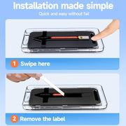 For iPhone 16 Pro LK Easy Install HD Tempered Glass Film(Black)