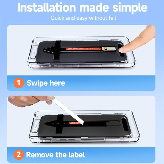 For iPhone 16 Pro LK Easy Install HD Tempered Glass Film(Black)